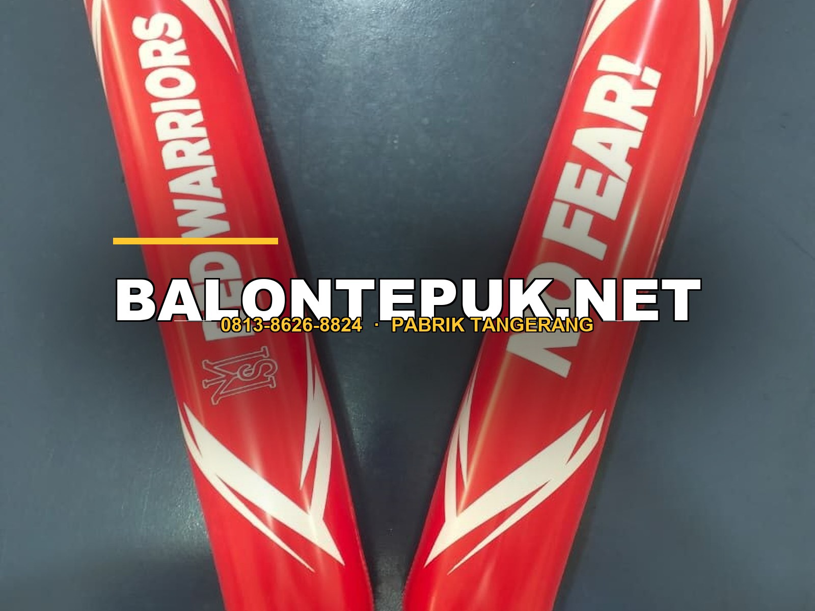 Penimbangan dan sortir balon tepuk sebelum packing