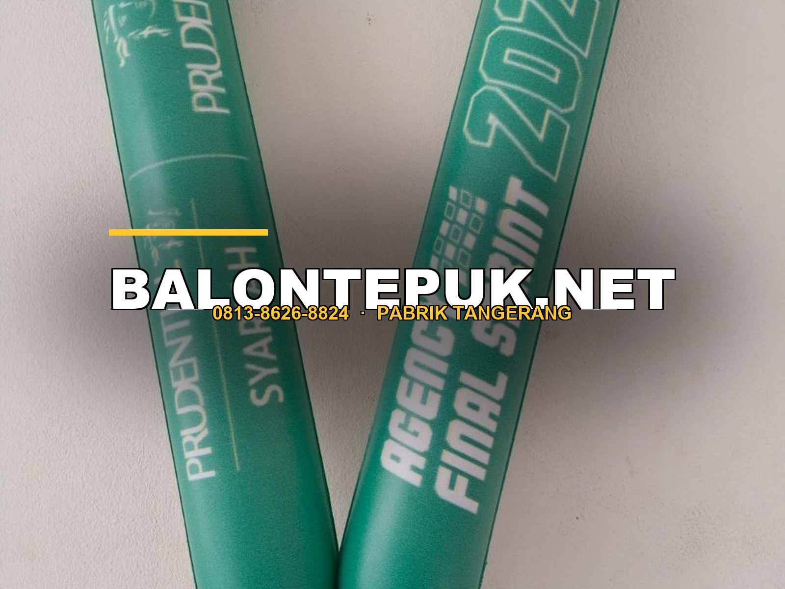 Stok balon tepuk siap kirim untuk pesanan event akbar