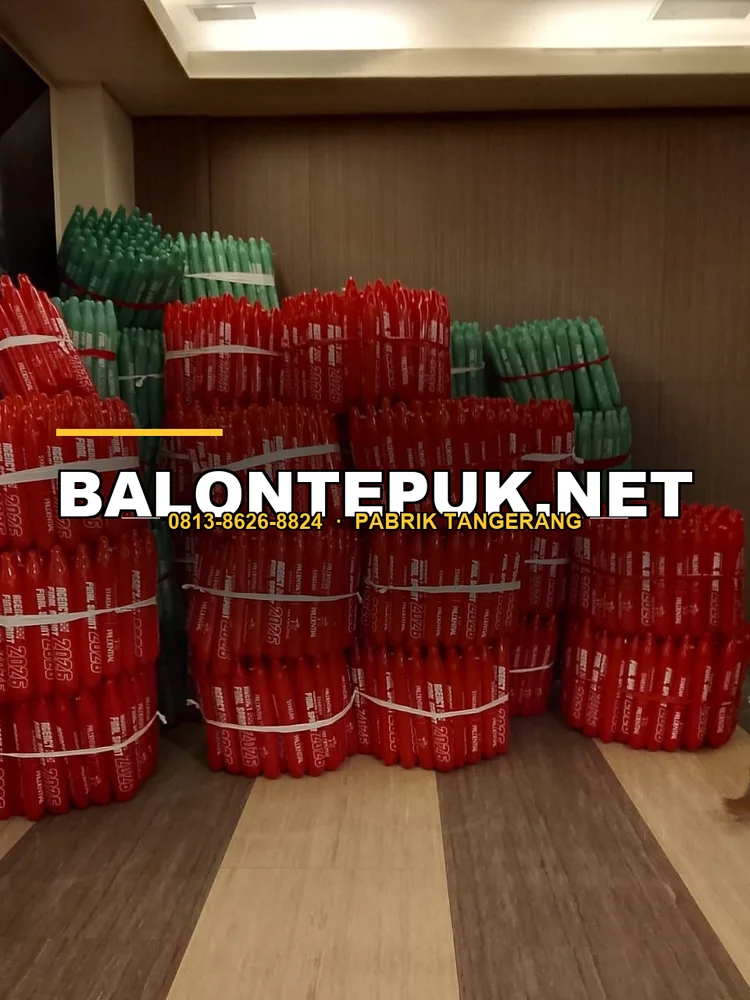 Pengadaan Balon Tepuk Ribuan Pcs Event Prudential Final Sprint - Bukti Dokumentasi Produksi Balontepuk.Net